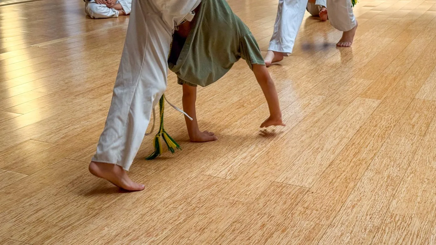 Capoeira movement detail